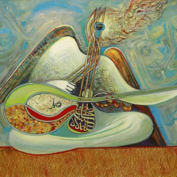 绘画 标题为“The eternal music” 由Allamyrat Muhammedov, 原创艺术品, 油