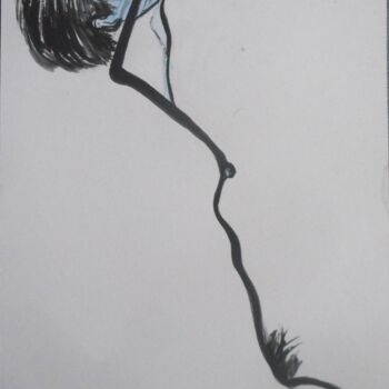 Peinture intitulée "shibari for men, bo…" par Erik Hils, Œuvre d'art originale, Acrylique