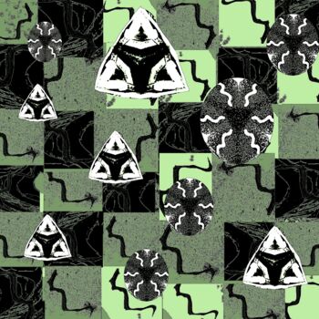 「Skewed Symmetry 8c5c」というタイトルの写真撮影 Ken Lernerによって, オリジナルのアートワーク, デジタル