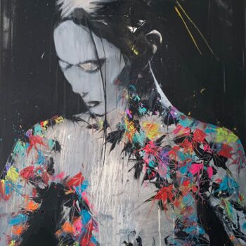 Peinture intitulée "« LOST ON YOU »" par Laurent Zagarri, Œuvre d'art originale, Acrylique Monté sur Châssis en bois