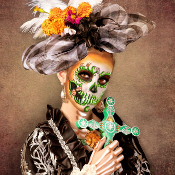 Photography titled "La Catrina holding…" by R&N Photography, Original Artwork, Digital Photography