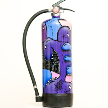 Sculptuur getiteld "Problem solver" door Christian Van Hedel, Origineel Kunstwerk, Acryl