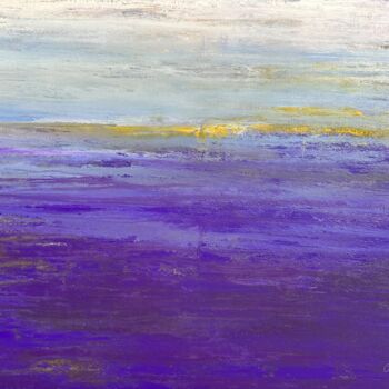 Peinture intitulée "Un matin de lavande" par Irina Ivancov (Chouette Nia), Œuvre d'art originale, Acrylique Monté sur Châssi…