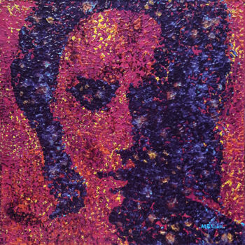 Peinture intitulée "Emma portrait à la…" par Sophie Artinian, Œuvre d'art originale, Huile
