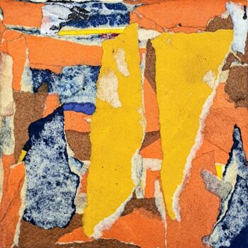 Collages intitulée "Colors 4" par Kerkhove Kerkhove (DomKcollage), Œuvre d'art originale, Collages