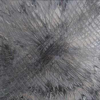 Painting titled "Echiquier" by Sabine.Zao, Original Artwork, Acrylic Mounted on Wood Stretcher frame