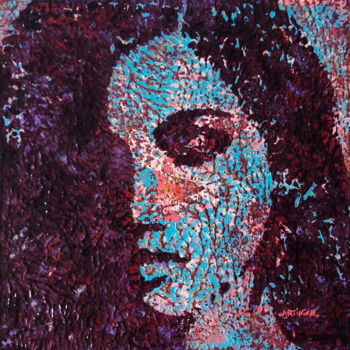 Peinture intitulée "Camille portrait fe…" par Sophie Artinian, Œuvre d'art originale, Huile Monté sur Carton