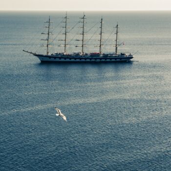 Photography titled "Old boat" by Antonin Borie, Original Artwork, Digital Photography