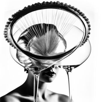 Arts numériques intitulée "Glasses" par Alena Ps, Œuvre d'art originale, Collage numérique