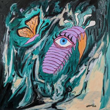 Peinture intitulée "Let me change" par Wabyanko, Œuvre d'art originale, Acrylique Monté sur Châssis en bois