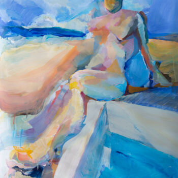 Ζωγραφική με τίτλο ""Summer"" από Ioannis Filippopoulos, Αυθεντικά έργα τέχνης, Ακρυλικό