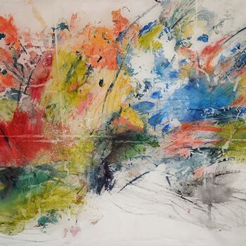 Painting titled "The Color of Colors…" by Silvia Hoffmann, Original Artwork, Acrylic