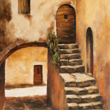 제목이 "Croatia. Old town."인 미술작품 Igor Makeev로, 원작, 기름