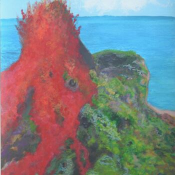 Painting titled "Coming Down" by Jessie Moerk Nee Hogg, Original Artwork, Acrylic