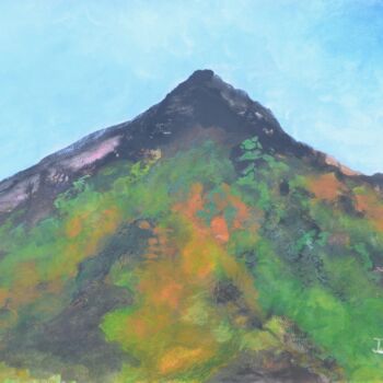 Painting titled "An Old Pile" by Jessie Moerk Nee Hogg, Original Artwork, Acrylic