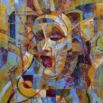 Peinture intitulée "Naomi" par Serhii Voichenko, Œuvre d'art originale, Huile