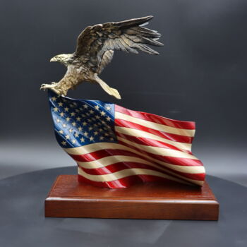 Escultura titulada "Brave Glory II" por Lorenzo Ghiglieri, Obra de arte original, Bronce