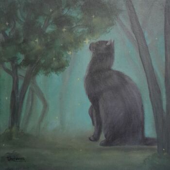 「ENCHANTED」というタイトルの絵画 Shaheera Sandhuによって, オリジナルのアートワーク, オイル