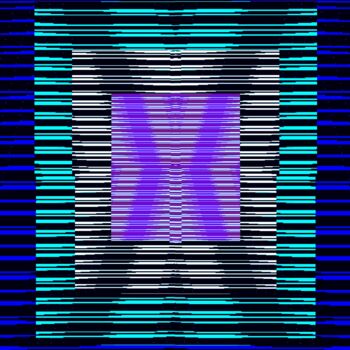 「Shrinking Rectangle…」というタイトルの写真撮影 Ken Lernerによって, オリジナルのアートワーク, デジタル