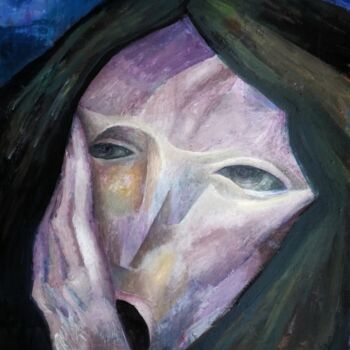 Peinture intitulée "SONG. Existential p…" par Nadezda Baruns, Œuvre d'art originale, Acrylique