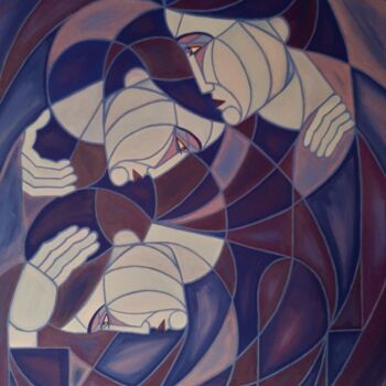 Ζωγραφική με τίτλο "THINKING OF MY LOVE" από Edith Stütz, Αυθεντικά έργα τέχνης, Λάδι