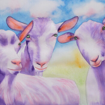 Peinture intitulée "AQUARELLE originale…" par Isabelle Redonnet, Œuvre d'art originale, Aquarelle