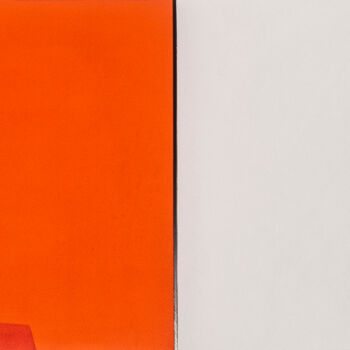 Pintura intitulada "ORANGE CRUSH 2" por Adrian Bradbury, Obras de arte originais, Acrílico Montado em Painel de madeira