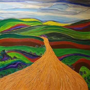 Painting titled "The Nature life" by Omar Yousef Alrashed, Original Artwork, Acrylic