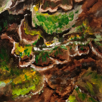 Painting titled "Natural structure:…" by Zhengyuan Gao (Cooper), Original Artwork, Acrylic