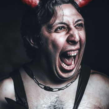 Fotografia intitolato "Devil's Smile" da Tibet Demirel, Opera d'arte originale, Fotografia manipolata