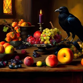 「still life with a c…」というタイトルのデジタルアーツ Michael C Bertschによって, オリジナルのアートワーク, デジタル絵画