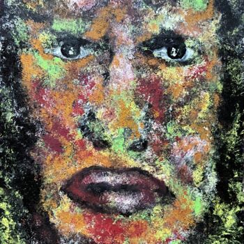 Pittura intitolato "Curious" da Gina Lafont, Opera d'arte originale, Acrilico