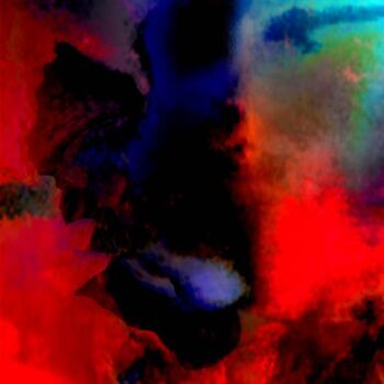 Digital Arts titled "Gitana de fuego" by Claude Cossu, Original Artwork, Digital Painting