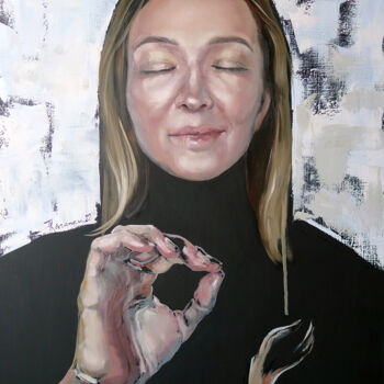 Peinture intitulée "See" par Tatyana Kaganets, Œuvre d'art originale, Huile