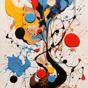 Digitale Kunst getiteld "The Soul's Colorful…" door Pako Benoit, Origineel Kunstwerk, AI gegenereerde afbeelding