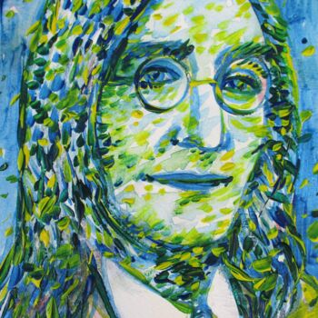 Peinture intitulée "JOHN LENNON" par Lautir, Œuvre d'art originale, Acrylique