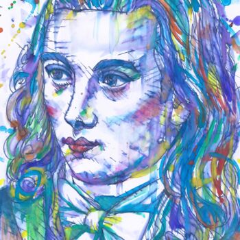 绘画 标题为“NOVALIS” 由Lautir, 原创艺术品, 水彩