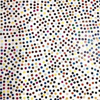 Painting titled "DOTS DOTS AND DOTS-2" by Anandswaroop Manchiraju, Original Artwork, Acrylic