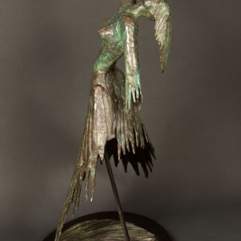 Sculpture titled "MASQUARADE" by Marie-Pierre Philippe-Lohézic (MPPL-ART), Original Artwork, Bronze