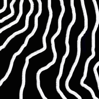 Цифровое искусство под названием "Black & White Relie…" - Vafa Majidli, Подлинное произведение искусства, Цифровая живопись