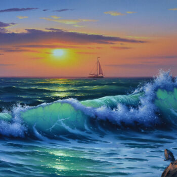 Painting titled "Oil painting "Favou…" by Serhii Stoev, Original Artwork, Oil