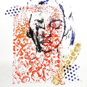 Peinture intitulée "Abstraction 3-23" par Marjorie Corbran, Œuvre d'art originale, Acrylique