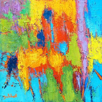 Peinture intitulée "Oppositions" par Francis Jalibert, Œuvre d'art originale, Huile