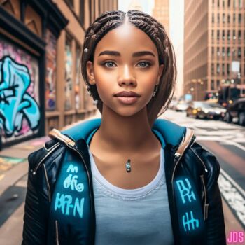 "Amber" başlıklı Dijital Sanat Jérôme De Smet tarafından, Orijinal sanat, Dijital Kolaj