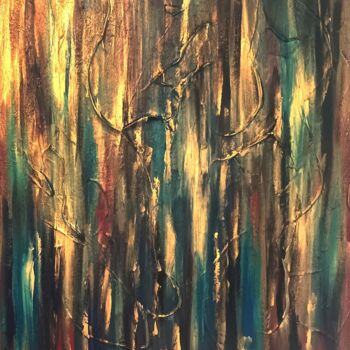 Peinture intitulée "Némésis" par Renaud Angerville-Langlois, Œuvre d'art originale, Acrylique Monté sur Châssis en bois