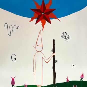 「The star」というタイトルの絵画 Liza Schneiderによって, オリジナルのアートワーク, アクリル