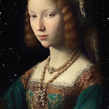 Digital Arts titled "Marguerite De Navar…" by Gerry Martinez, Original Artwork, Digital Painting