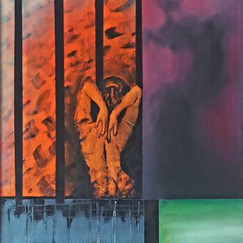 Pintura titulada "Memories-02" por Prashant Sharma, Obra de arte original, Acrílico Montado en Bastidor de camilla de madera