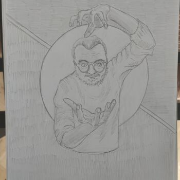 Dessin intitulée "The Shell" par Lartnestpasdemain, Œuvre d'art originale, Crayon