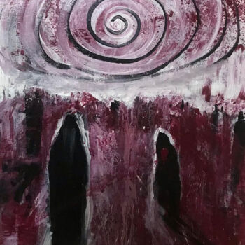 Painting titled "Untitled" by Vaxo Lang, Original Artwork, Acrylic